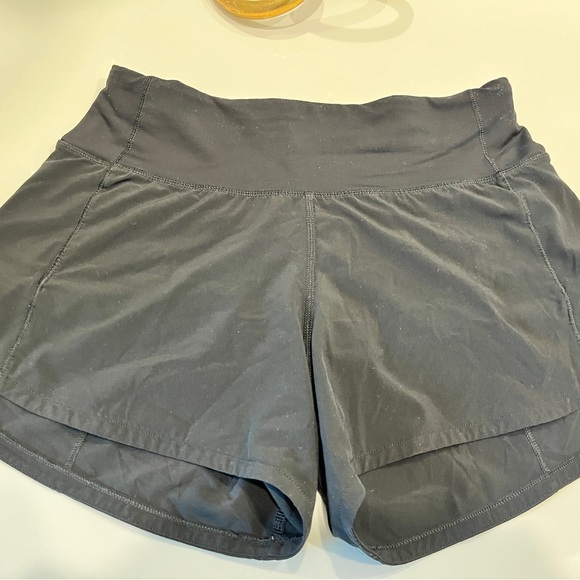 (2/$60) Lululemon athletica Black Athletic Shorts - Picture 2 of 5